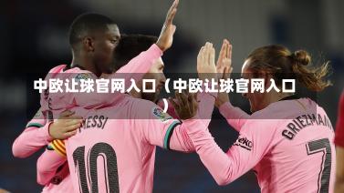 中欧让球官网入口（中欧让球官网入口）